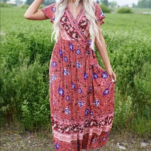 Samara Floral Wrap Dress from NanaMacs